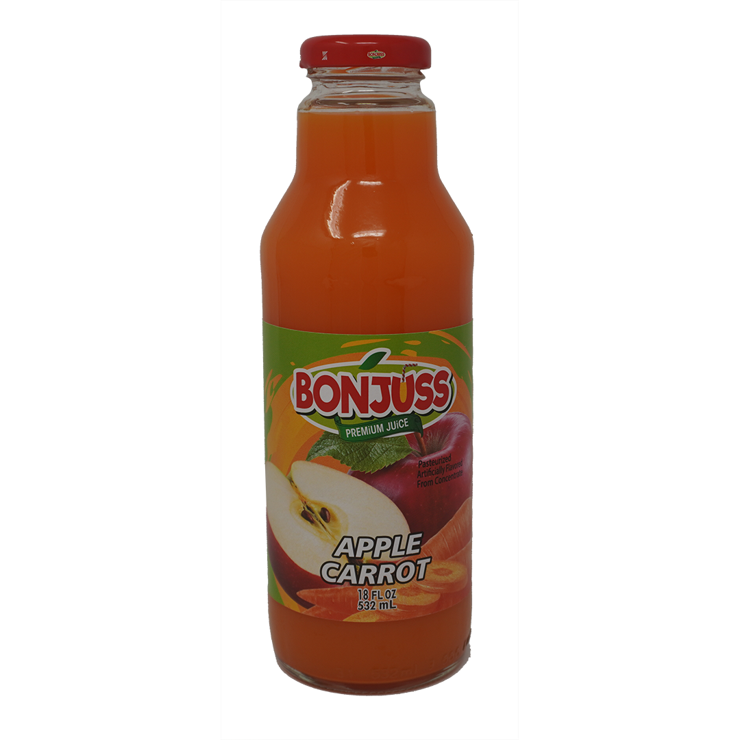 BONJUSS APPLE CARROT 12 X 18 oz