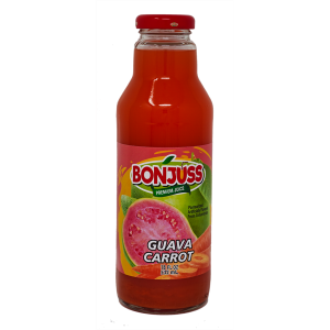 Bonjuss Guava Carrot Juice Drink – 18 oz (532 ml)