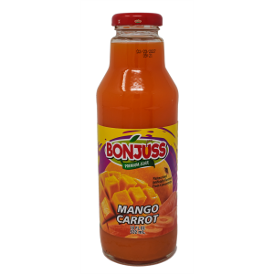 Bonjuss Mango Carrot Juice Drink – 18 oz (532 ml)