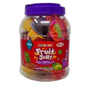 Buen Provecho Assorted Fruit Jelly Cups – 36-Pack, 44 oz Total