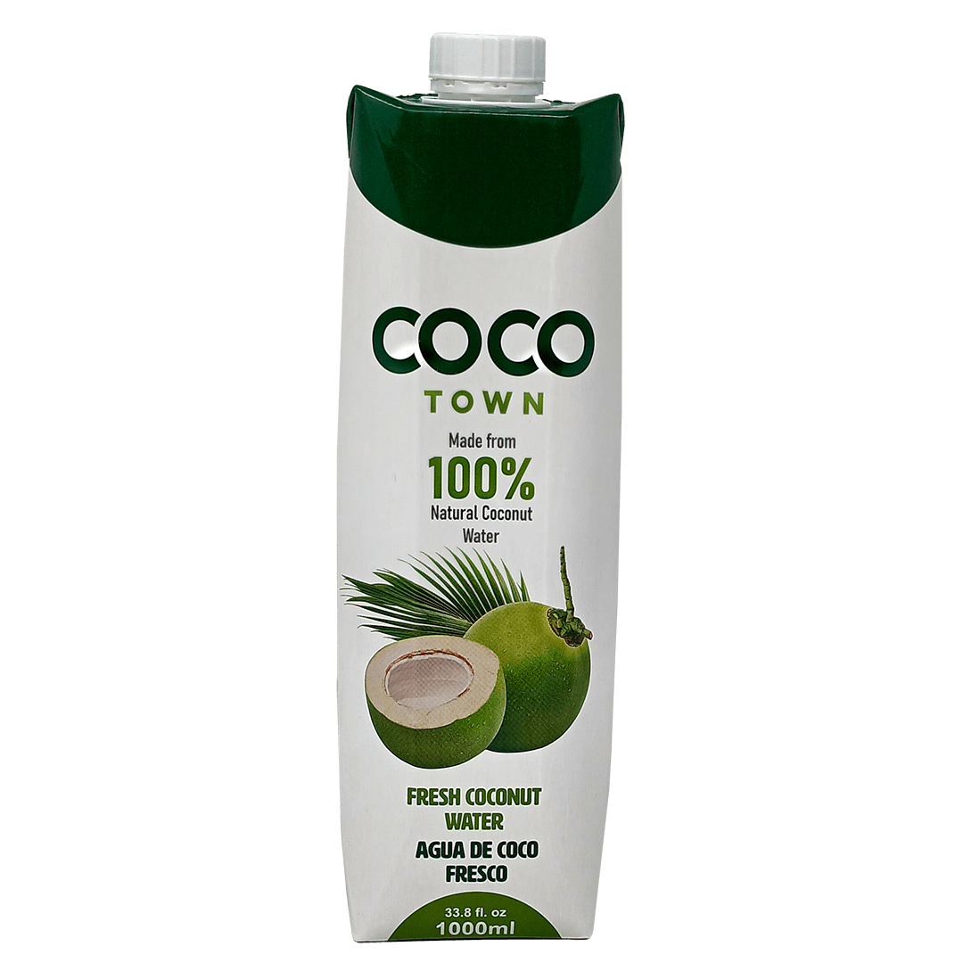 Coco Town 100% Natural Coconut Water – 1L Tetra Pak