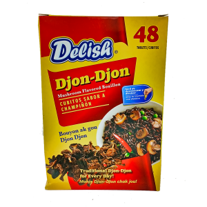 Delish Djon Djon Mushroom Flavored Bouillon Cubes – 48 Pack