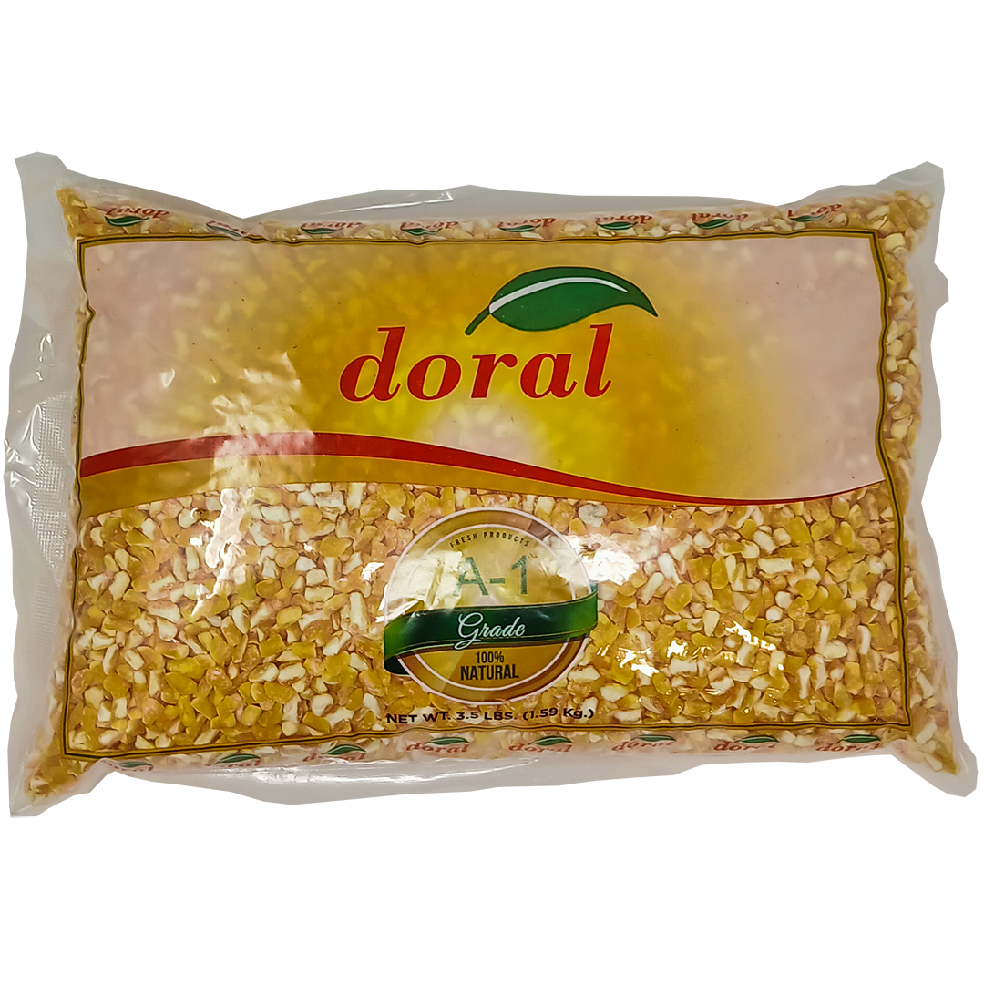Doral Foods Yellow Broken Corn – Premium Maize Grits, 3.5 lb (1.6 kg)
