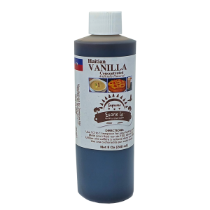 Casera Dominicana Vainilla Negra – Dark Dominican Vanilla Extract, 4 oz