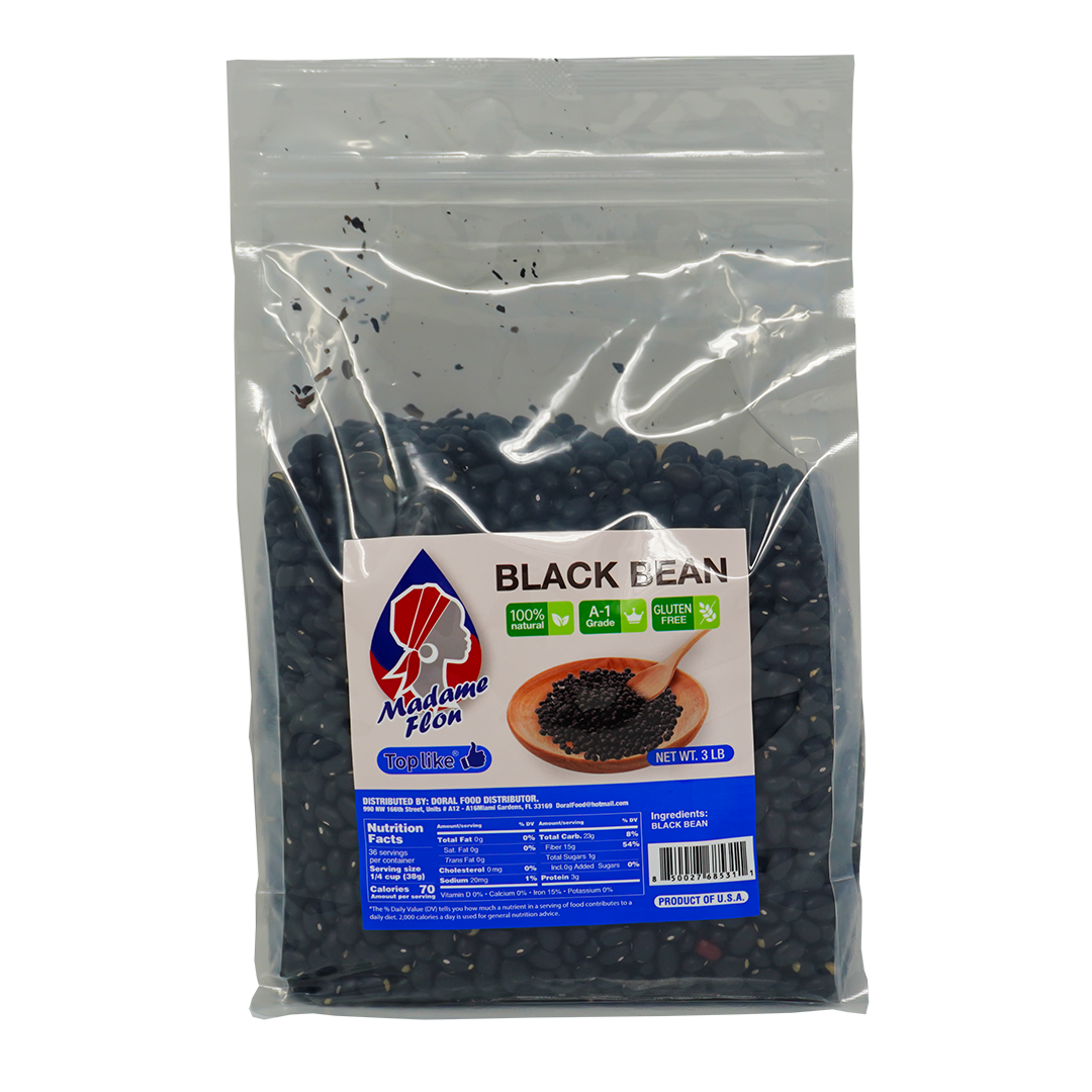 Black Beans 16/3Lbs - Madame flon