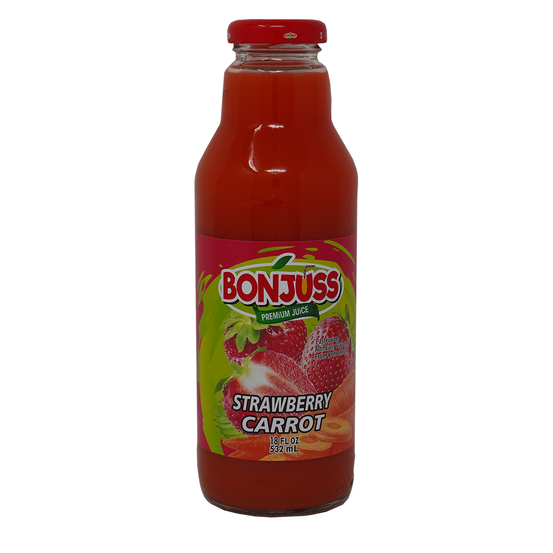 BONJUSS STRAWBERRY CARROT 12 X 18 oz