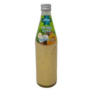 Buen Provecho Coconut Milk Drink – Mango Flavor with Nata de Coco – 16.4 oz