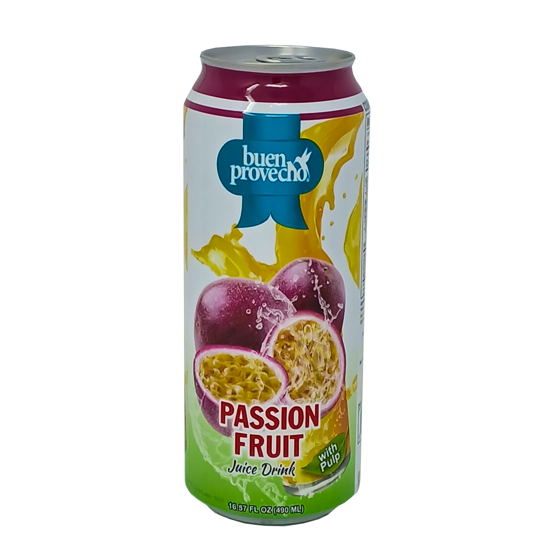 Buen Provecho Passion Fruit Juice with Pulp – 16.57 Oz
