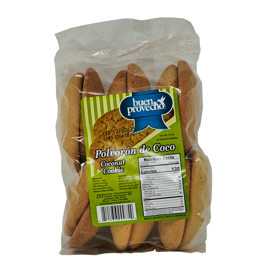 Buen Provecho Polvorón de Coco – 12 oz