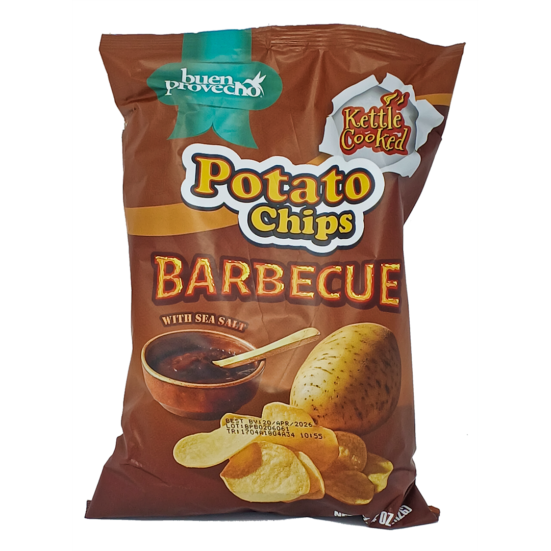 Buen Provecho Potato Chips Kettle Cooked Barbecue – 4 oz