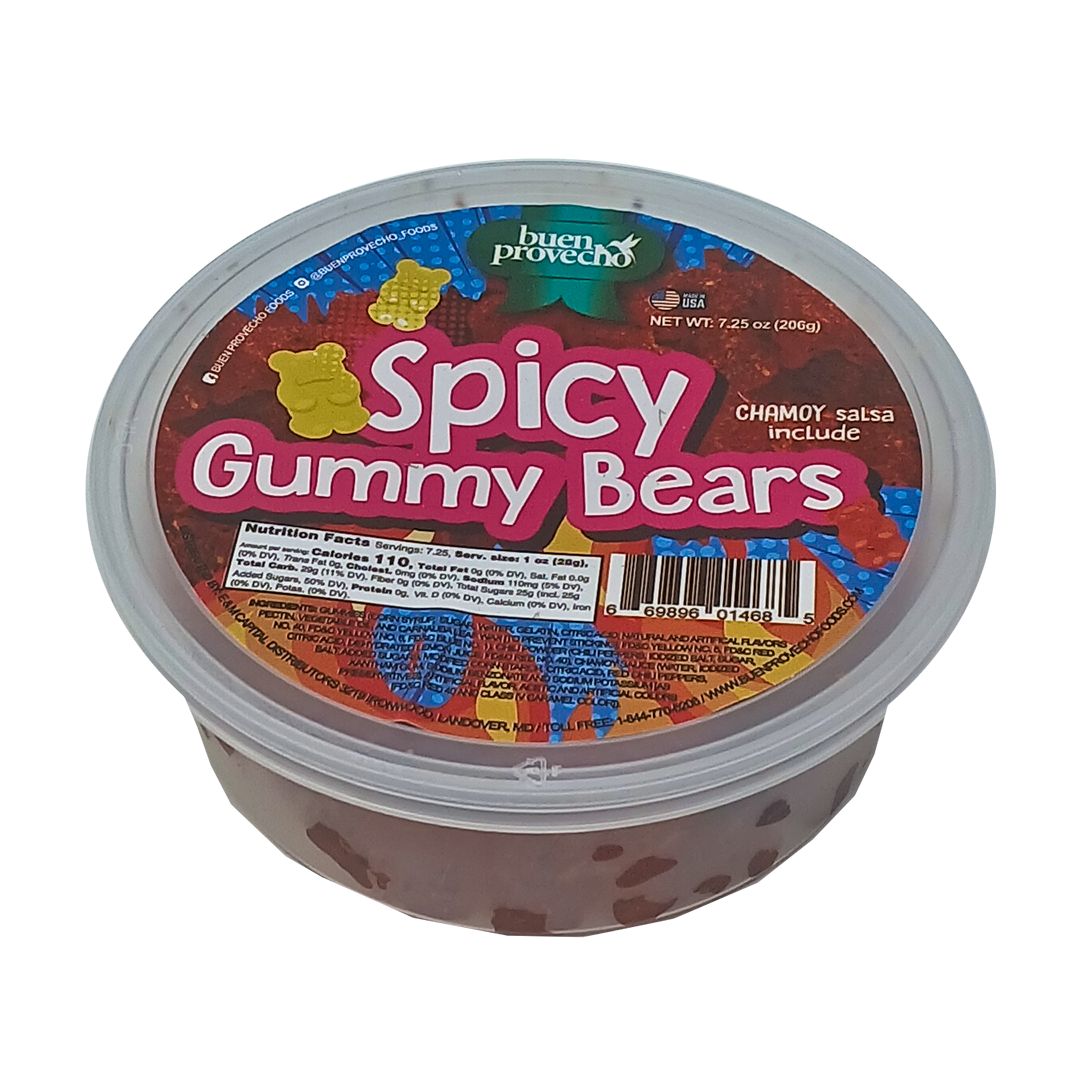 Buen Provecho Spicy Gummy Bears – 7.25 oz