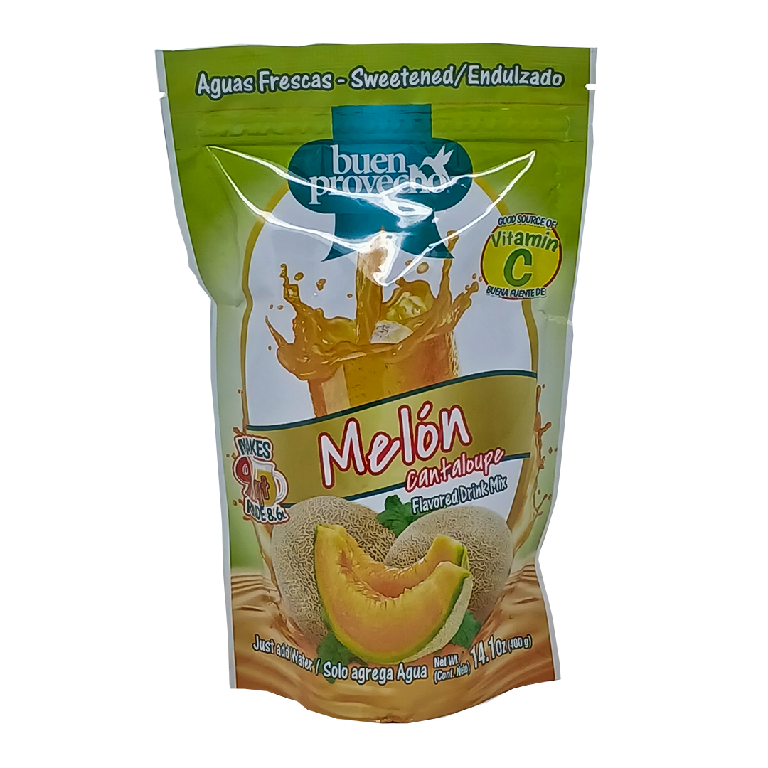 Buen Provecho Cantaloupe Flavored Drink Mix – 14.1 oz