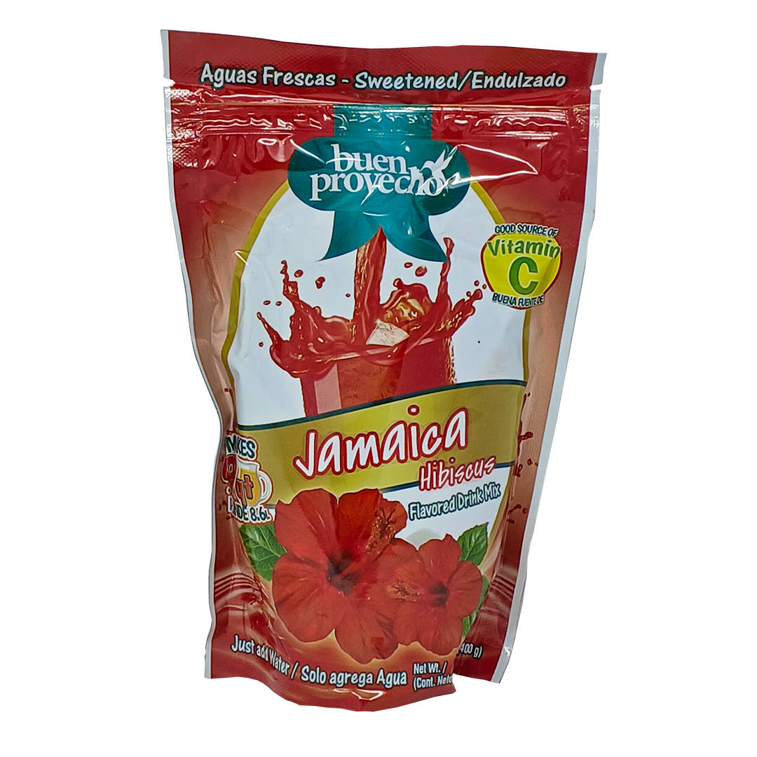 Buen Provecho Jamaica Flavored Drink Mix – 14.1 oz