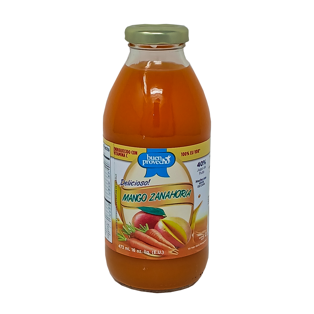 Buen Provecho Mango Zanahoria Juice – 16 oz