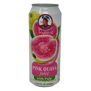 Choucoune Pink Guava Juice with Pulp – 16.57 Oz