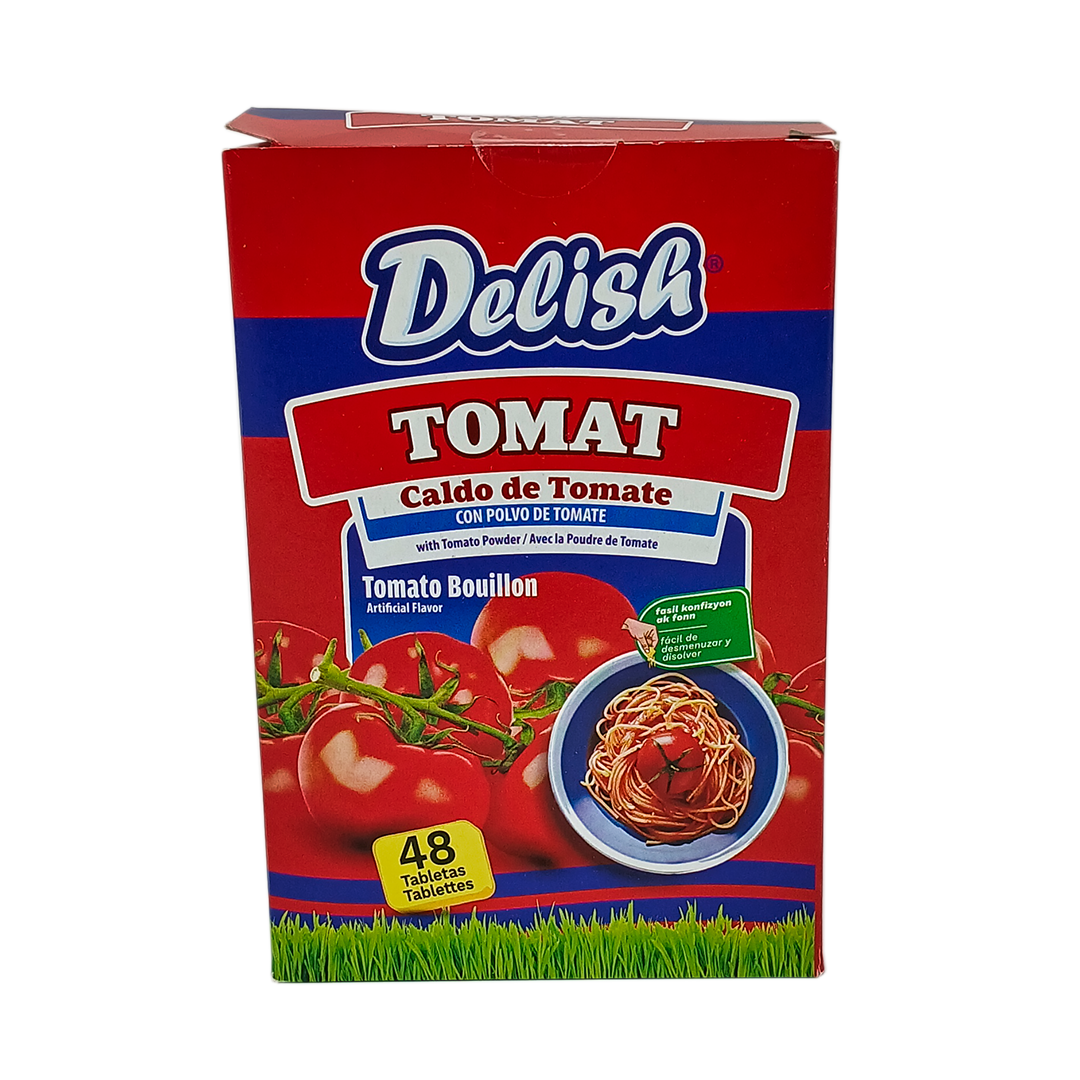 Delish Caldo de Tomate 48 Tabletas