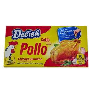 Delish Caldo Sabor a Pollo 6 Tablets 60g