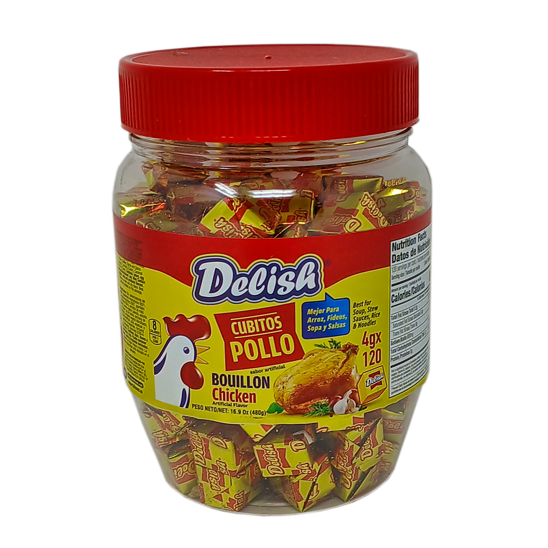 Delish Cubitos Pollo 120 Count 480g