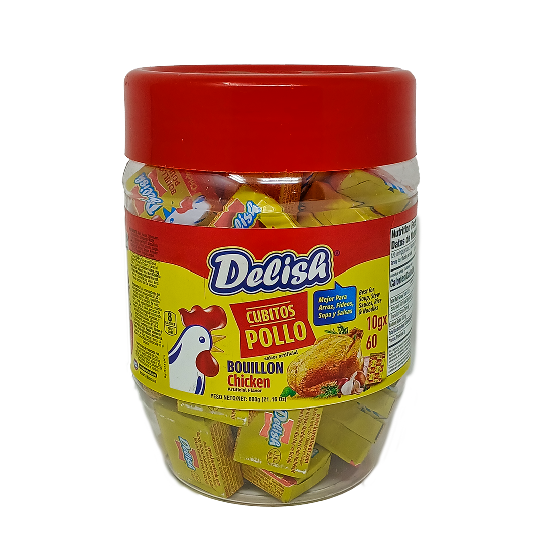 Delish Cubitos Pollo 60 Count 600g