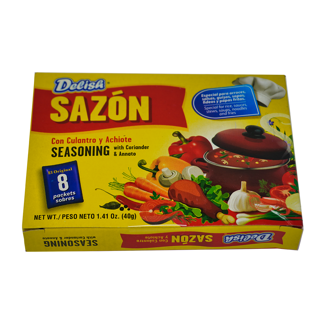 Delish Sazon Culantro y Achiote 8 Packets 40g