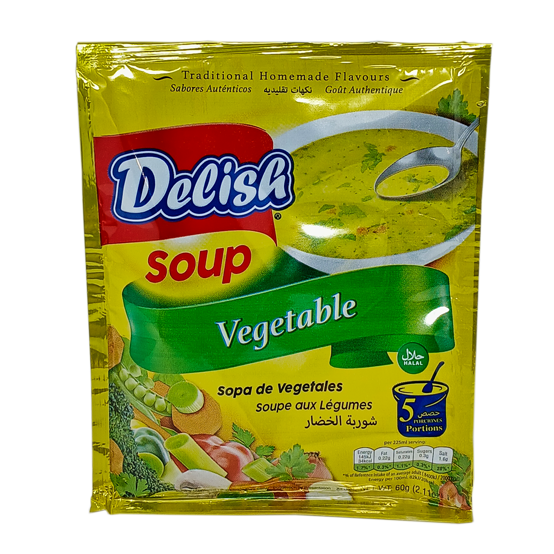 Delish Sopa Vegetales 60g