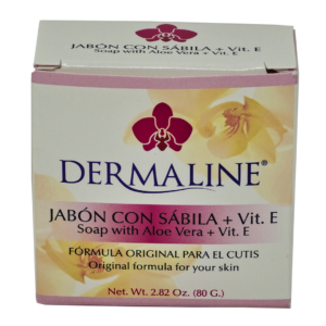 Dermaline jabon con sabila 144/ 80G