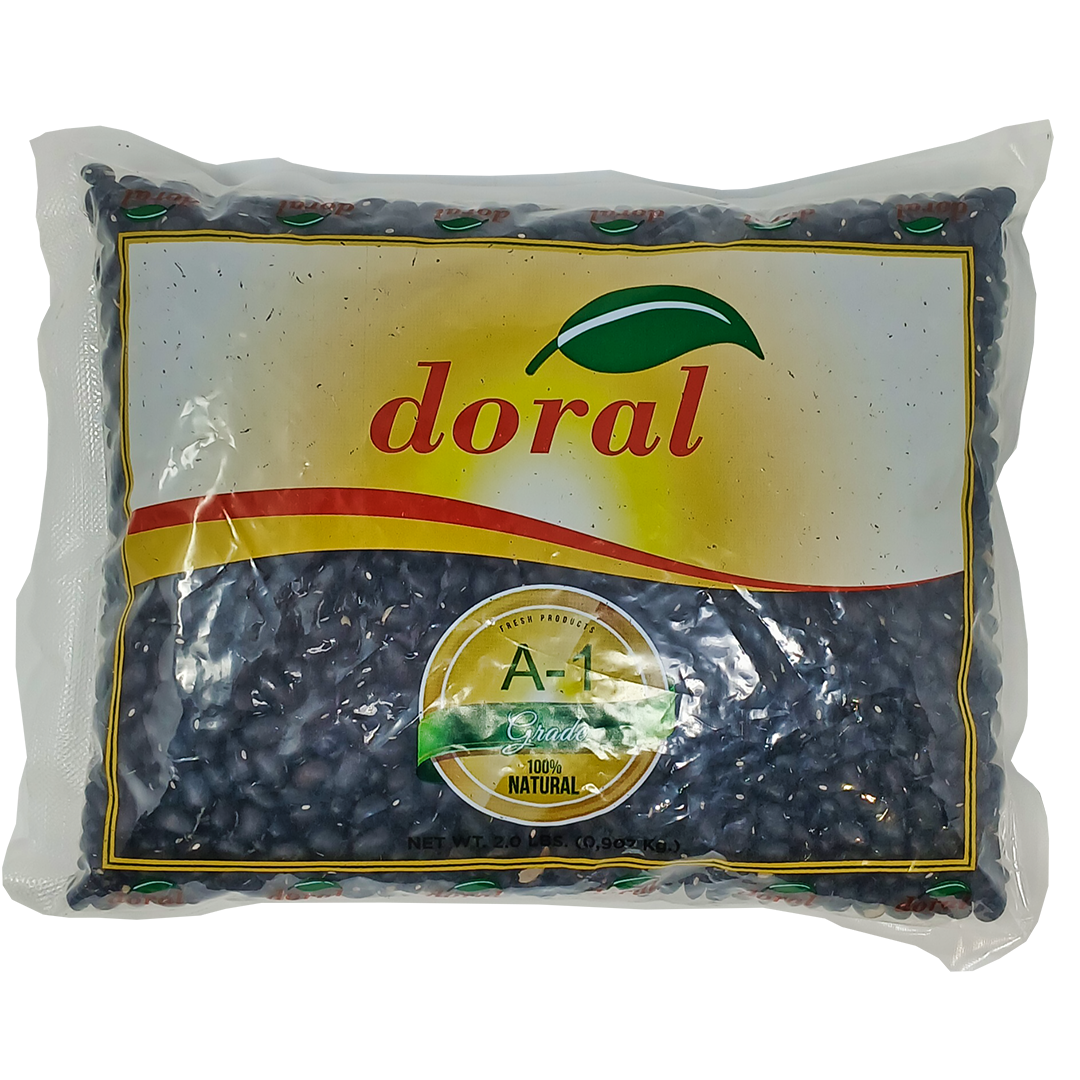 Doral Foods Premium Black Beans – 2 lb (907 g) Bag