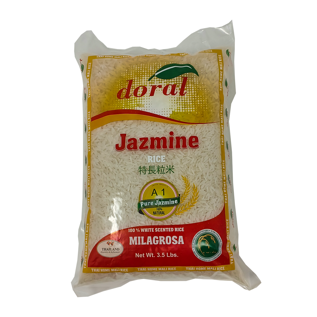 Jasmine Rice 1/12 / 3.5 Lbs - Doral Food (deleted)