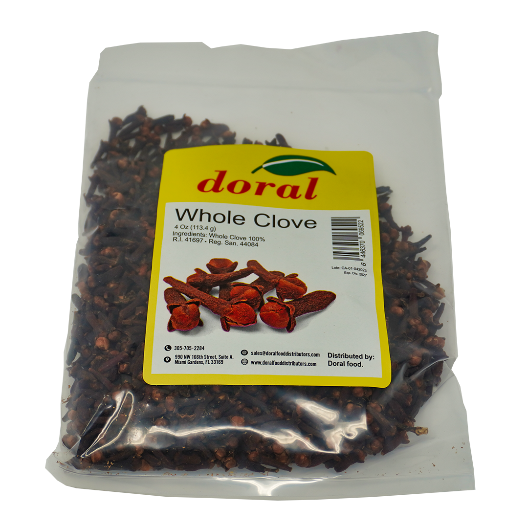 Doral Foods Whole Clove – 4 oz (113 g)