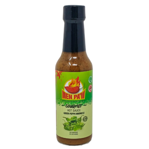 Men Pa'w Gourmet Hot Sauce Green Peppa Madness 5oz