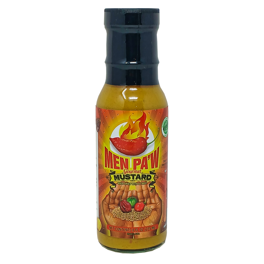 Men Pa'w Spicy Mustard Gourmet Sauce 8oz