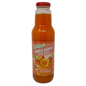 Bonjuss Peach Carrot Juice Drink – 18 oz (532 ml)