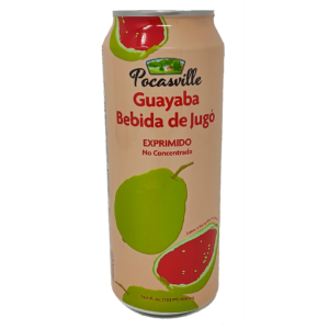 Pocasville Guayaba (Guava) Juice Drink – 16.5 oz (490 ml)