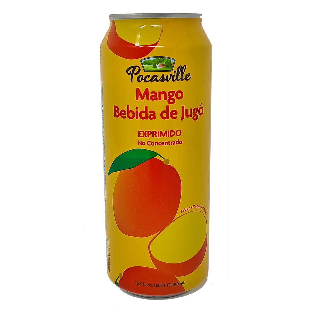 Pocasville Mango Juice Drink – 16.5 oz (490 ml)