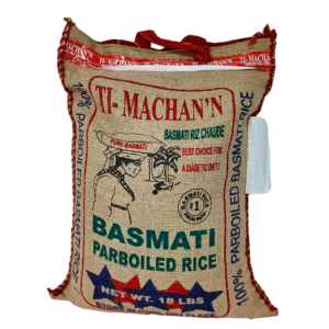 Ti-Machan'n Basmati Parboiled Rice – 18lb Bag
