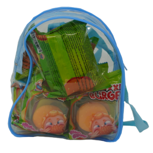 TopLike Hamburger Gummy Candy backpack – 50g (6 Pieces)