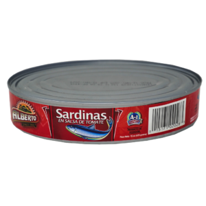 Alberto Sardines in Tomato Sauce – Rich Flavor, Protein Source, 15oz