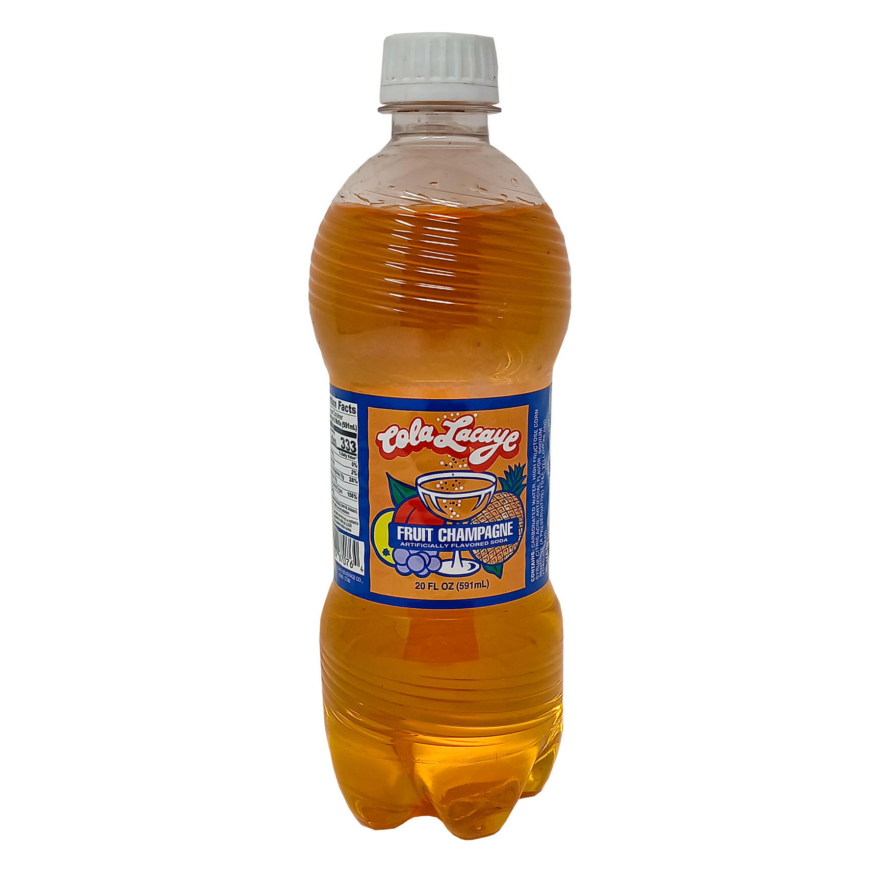 Cola Lacaye Fruit Champagne Soda – Haitian Sparkling Fruit Drink – 20oz