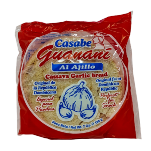 Guanani Casabe al Ajillo – Traditional Dominican Garlic Cassava Crackers – 7oz