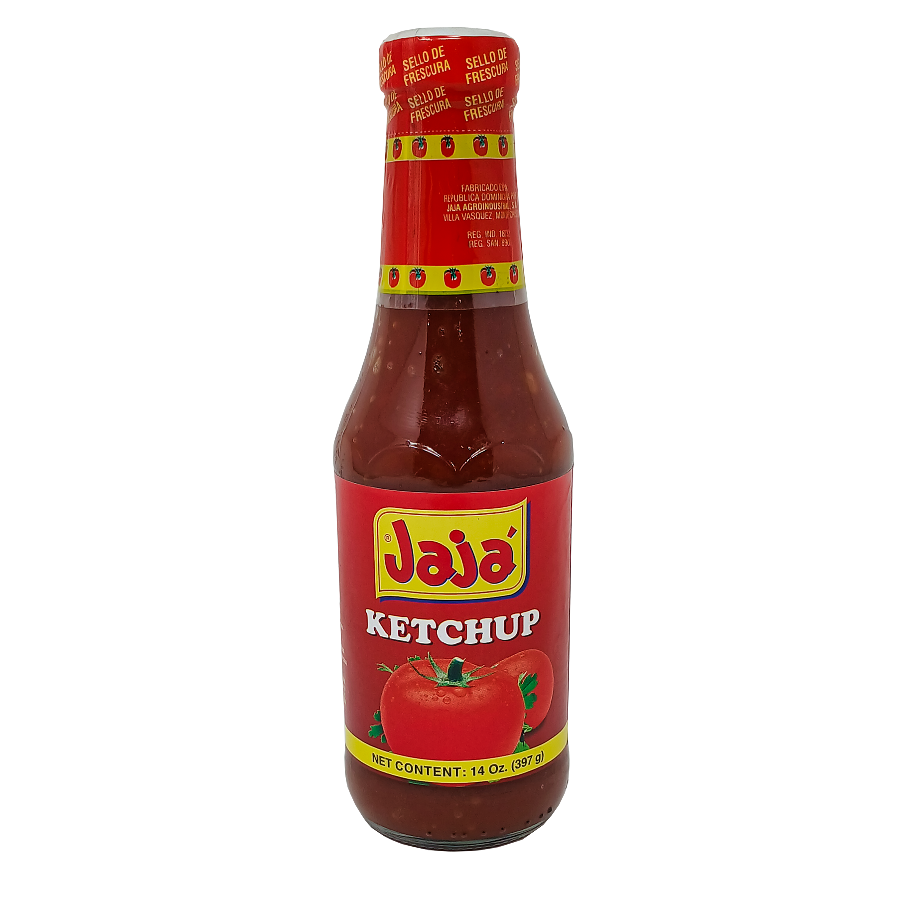 Jaja Ketchup – Classic Tomato Ketchup Glass Bottle – 14oz