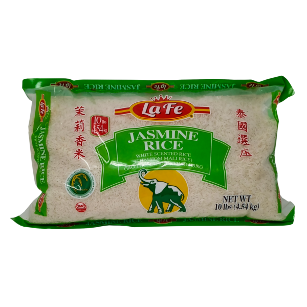 Fe Rice La Fe Jasmine Rice – Premium Long Grain Aromatic Rice – 10 lb – Komes ...