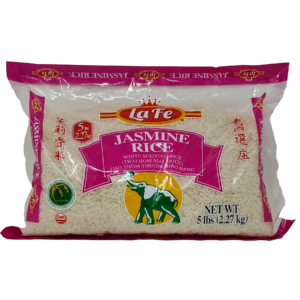 La Fe Jasmine Rice – Premium Thai Long Grain Fragrant Rice – 5 lb