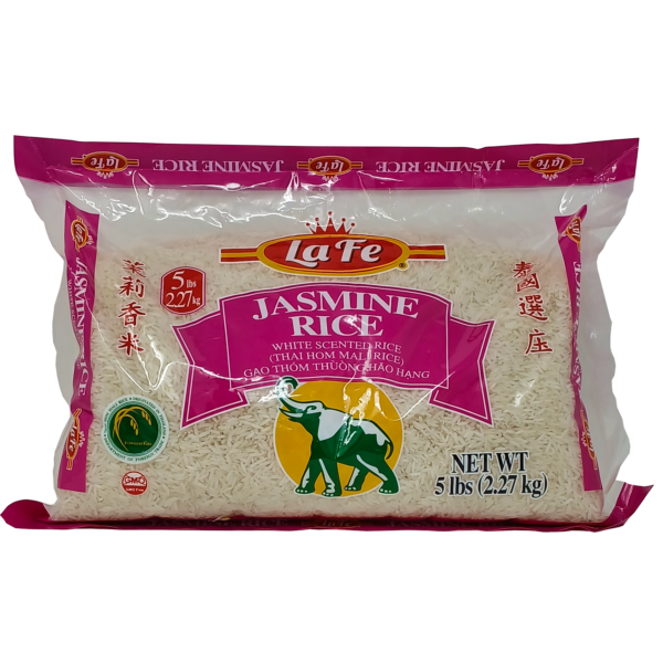 Fe Rice La Fe Jasmine Rice – Premium Thai Long Grain Fragrant Rice – 5 lb ...