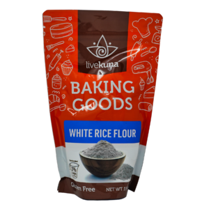LiveKuna White Rice Flour – Superfine Gluten-Free Baking & Cooking Ingredient – 15oz