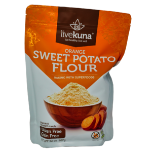 LiveKuna Sweet Potato Flour – Premium Gluten-Free Paleo-Friendly Baking Ingredient – 32oz