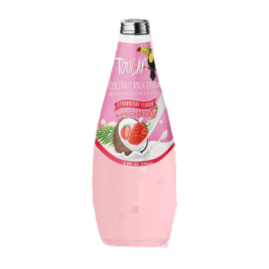 Toucan Coconut Milk Drink W Nata Coco Strawberry Flavor 12x9.8 OZ