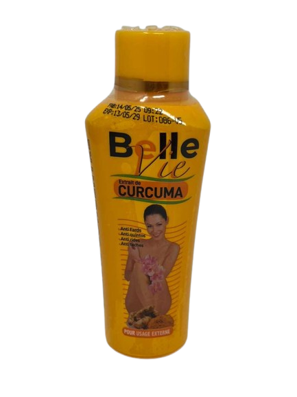 Belle Vie Extrait de curcuma Lotion 1 Pack of 6 / 475 ML
