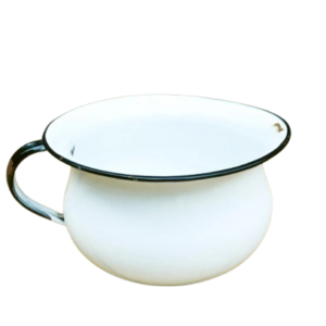 Chamber Pot White 10x5 (Vasinilla)