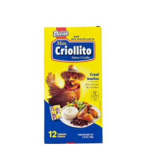 DELISH CRIOLLITO FLAVOURED BOUILLON CUBES 10G X 6 X 24 X 8