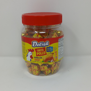 DELISH CUBITOS POLLO - Sabor Artificial 4G x 120 x 12